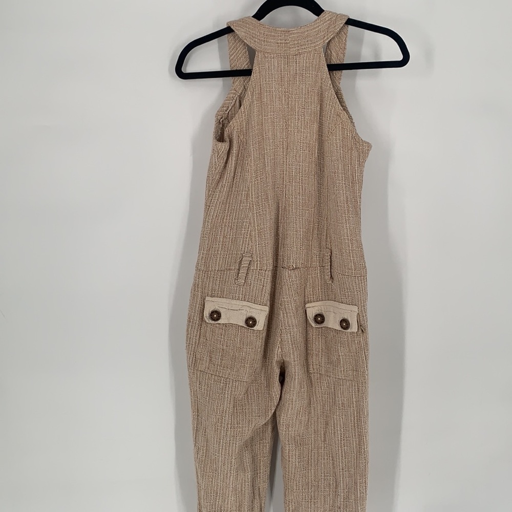 Vintage handmade cotton hipster overalls jumpsuit medium